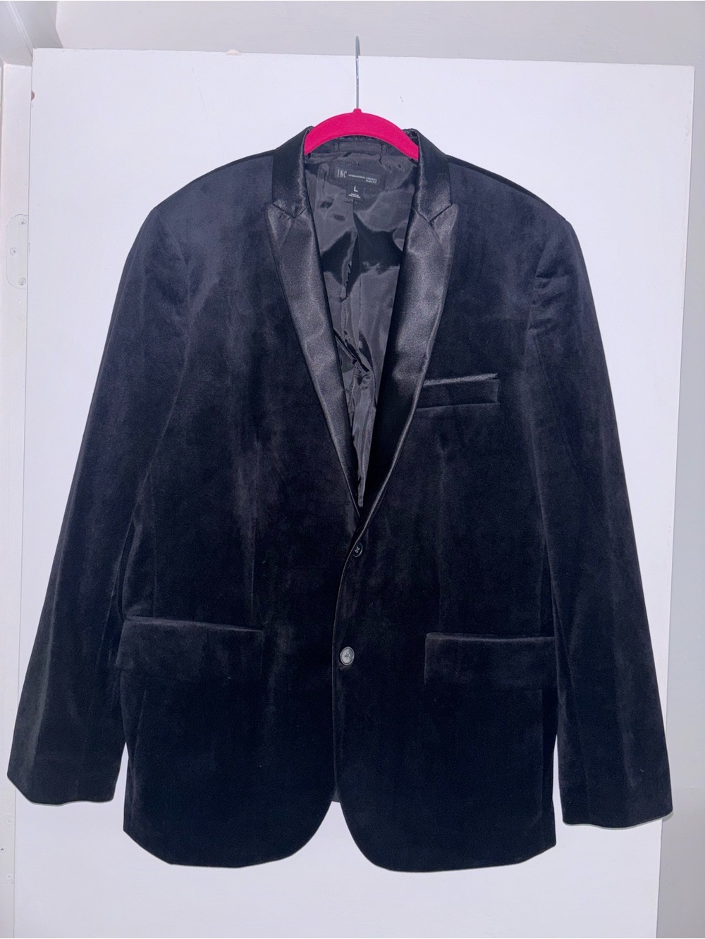 INC International Concepts Velvet Jacket